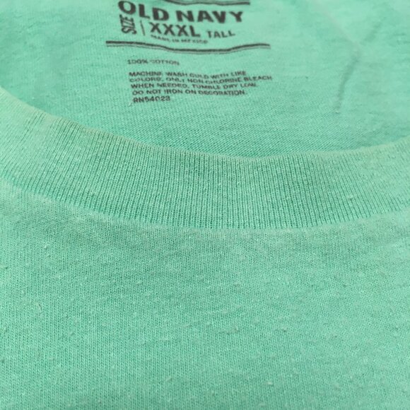 Men's 3XLT lt green Australia Hawke-Inlet surfing short sleeve tee by Old Navy - Picture 8 of 8